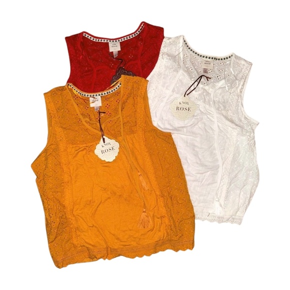 Reseller Bundle | 13 Knox Rose Women’s Tops | Rebel Red, White, Solaris | NWT - Picture 1 of 2
